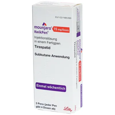 MOUNJARO 15 mg/Dosis KwikPen Inj.-Lsg.Fertigpen
